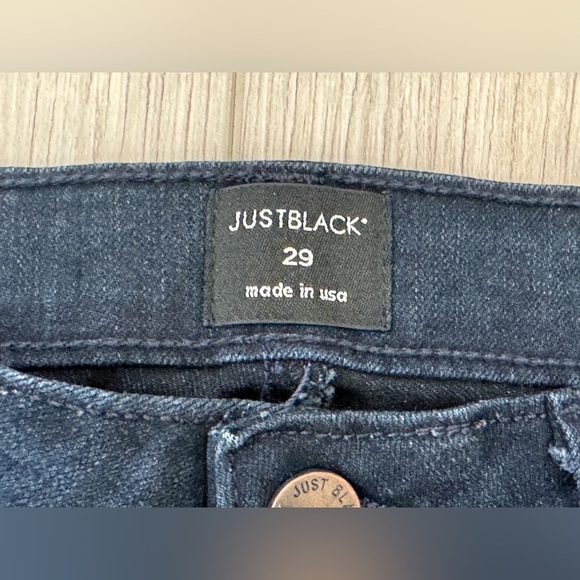 JUSTBLACK Dark Wash Skinny Jeans. STRETCH - Picture 7 of 11